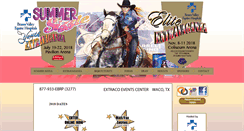 Desktop Screenshot of elitebarrelracing.com